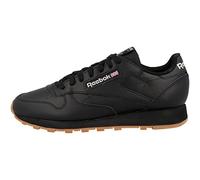 Reebok Mens Classic Leather Sneakers, Core Black Pure Grey 5 Rubber Gum 03, 11.5 UK