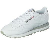 Reebok Unisex Classic Leather Sneaker, Ftwwht Pugry3 Purgry, 17 UK
