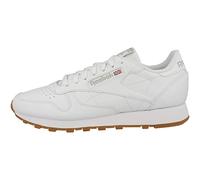 Reebok Mens Classic Leather Sneakers, Ftwwht Pugry3 Rbkg03, 9.5 UK