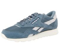 Reebok Men's Classic Nylon Sneaker, Hoops Blue F23/Steely Fog F23/Vintage Chalk S23-R, 8.5 UK