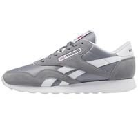 Reebok Men Classic Nylon Sneaker, Pure Grey 5/FTWR White/FTWR White, 9.5