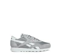 Reebok Men Classic Nylon Sneaker, Pure Grey 5/FTWR White/FTWR White, 9.5