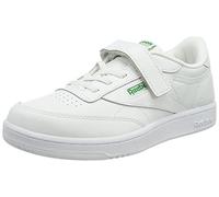 Reebok Men Club C 1V Sneaker, White/Glen Green/Vector Blue, 1