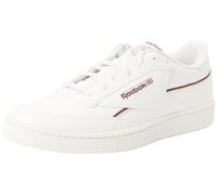 Reebok Men's Club C 85 Vegan Sneaker, Chalk/CLAMAR/Stucco, 5.5 UK