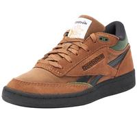 Reebok Men Club C Mid Ii Revenge Sneaker, Collegiate Brown F23/Varsity Green F23/Core Black, 4.5