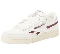 Reebok Men Club C Revenge Sneaker, Chalk/Classic Maroon F23/Pure Grey 3, 3.5