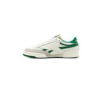 Reebok Men Club C Revenge Vintage Sneaker, Chalk/Paperwhite/Glen Green, 3.5
