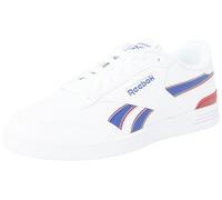 Reebok Unisex Court Advance Clip Sneaker, FTWR White/Classic Cobalt/Flash Red, 6 UK
