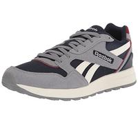 Reebok Men GL1000 Sneaker, Vector Navy/Chalk/Classic Burgundy, 4