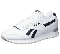 Reebok Men Glide Ripple Clip Sneaker, FTWR White/Pure Grey 2/Vector Navy, 5