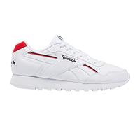 Reebok Unisex Glide Vegan Sneaker, FTWR White/Core Black/Vector Red, 2.5 UK