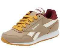 Reebok Royal Classic Jogger 3.0 Sneaker, Boulder Beige F23/Classic Burgundy/Retro Gold F23-R, 10.5 UK