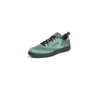 Reebok Men’s Club C Sneaker, Escape Green/Grey 6/Pump Orange, 11.5 Women/10 Men