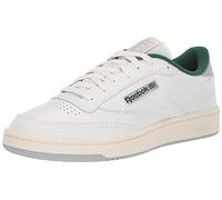 Reebok Men’s Club C Sneaker, White/Chalk/Dark Green, 12 Women/10.5 Men