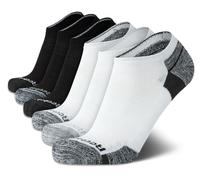 Reebok Men’s Low Cut Socks - 6 Pack Basic Cushion Low Cut No Show Socks for Men - Men's Athletic Socks (Size: 6-12.5), Black/White/Grey, 4.5-12.5 UK