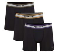 Reebok Men’s Performance 3 Pack Boxer Briefs - Medium Length Sports Underwear