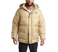Reebok Men Winter Jacket - Puffer Parka Coat - Heavyweight Ski Jacket for Men, M-XXL, Sand, XL