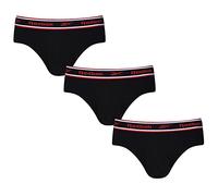 Reebok Mens 3 Pack Cotton Elastane Briefs Black L