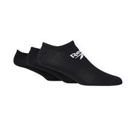 Reebok Mens 3 Pair Low Cut Socks Black 11-12.5