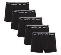 Reebok Mens 5 Pack Trunks Black S