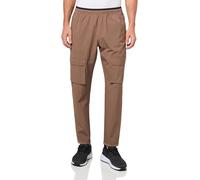 Reebok Men's Activ Collection Skystretch Woven Cargo Pant Sweatpants, Utility Brown, Medium
