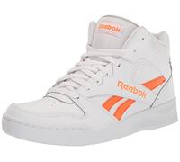Reebok Men's Bb4500 Hi 2 Sneaker, White/Smash Orange/Pure Grey, 10 UK