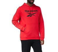 Reebok Men's Big Stacked Logo Sweatshirt, vector red/black, 2XL