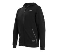 Reebok Men's Black Full-zip Hooded Sweatshirt Work Hoodie
