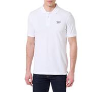 Reebok Men's Blaze Embroidered SS Polo Shirt, White, S