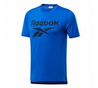 REEBOK Mens Blue Speedwick Work Out Ready Graphic Training T-Shirt Small BNWT