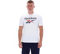 Reebok Men's Bruno Big Logo Crew Neck SS Tee Shirt, White, XL