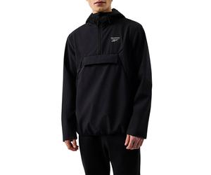 Reebok Mens Burbage Overhead Windrunner Jacket (Black) - Size Small