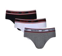 Reebok Men's Chase Briefs (Pack of 3) in Black | Size: Medium Reebok Black M