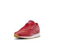 Reebok Men's CL Leather Lux Kendrick Olive Night/Gum Shoe, Vector Red FTWR White Rubber Gum 03, 42/44 EU