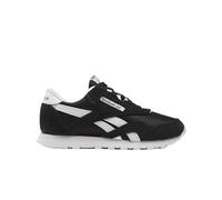 Reebok Men's Cl Nylon Sneaker, Black/Black/White, 7.5 UK