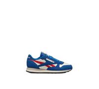 Reebok Unisex Classic Leather Trainers, Chalk Optimum Blue Vector Red, 8 UK