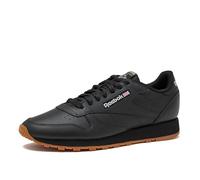 Reebok Men's Classic Leather Sneakers, Core Black/Pure Grey5/Reebok Gum3, 10.5 UK