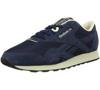 Reebok Men's Classic Nylon P Low-top, Blue Collegiate Navy Pprwht Antique Copper Black, 4 UK