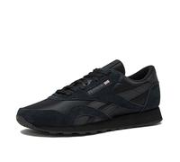 Reebok Men's Classic Nylon Sneaker, Core Black/Pure Grey, 10.5 UK