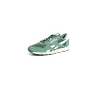 Reebok Men's Classic Nylon Sneaker, Escape Green Escape Green Chalk 01, 8.5 UK