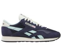 Reebok Men's Classic Nylon Sneaker, Vector Navy Glitch Aqua Vintage Chalk, 5.5 UK