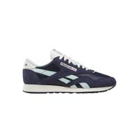 Reebok Men's Classic Nylon Sneaker, Vector Navy/Glitch Aqua/Vintage Chalk, 9.5