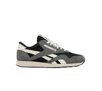 Reebok Men's Classic Nylon Sneaker, Washed Black Dark Fog Chalk, 9 UK