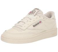 Reebok Men's Club C 85 Sneaker, Chalk/Chalk/Hunter Green, 8.5 UK