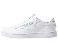 Reebok Men's Club C 85 Sneaker, White Green, 9.5 UK