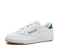 Reebok Unisex Club C 85 Vintage Sneaker, Ftwrwhite/Glengreen/Rbkrubbbergum1, 14 UK