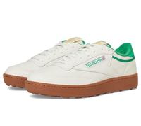 Reebok Men's Club C Golf Sneaker, Chalk/Classic Green, 7.5 UK
