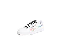 Reebok Men's Club C Revenge Pride Sneakers, White/White/Black, 12 Medium US