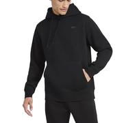 Reebok mens Fleece Hoodie, Standard Fit, Midweight Cotton-poly Fabric, Black, L