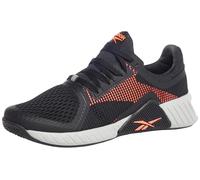 Reebok Men's Flip Charge Trainers, Black/Orange Flare/Grey 1, 42 EU, Black Orange Flare Grey 1, 9 UK